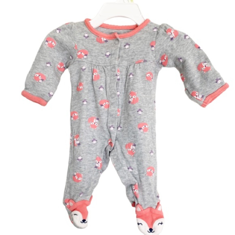 Newborn Carters footed onesie